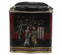 FELTECHELECTR Airtight Vintage Metal Tea Canisters with Lids Irregular Wavy Shape Tin Containers for Loose Tea Matcha Coffee and Snack Storage