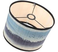 FELTECHELECTR Bamboo Lamp Shade with Ergonomic Design, Stylish Modern Pendant Ceiling Lampshade for Bedroom and Room, Unique Plant Pattern Light Accessory