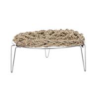 FELTECHELECTR Bearded Dragon Bed: 7.3" Reptile Tank Hammock for Climbing & Resting - Woven Basking Platform with Metal Frame - Habitat Accessories for Lizard Leopard Gecko