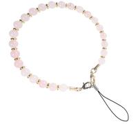 FELTECHELECTR Bohemian Beaded Phone Chain Strap for Phone Pink Beads Multi-functional and Easy to Use for Everyday Use
