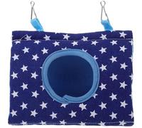 FELTECHELECTR Breathable Cotton Bird Bed for Cage Hanging Parrot Nest Hut Comfortable Hammock Suitable for Bedside Use