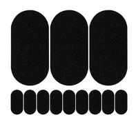 FELTECHELECTR Breathable Fabric Snore Reduction Tape for Adults with Good Adhesive, 30pcs Black Mouth Stickers to Sleep Quality and Reduce Snoring for Comfortable Night Rest