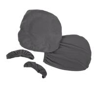 FELTECHELECTR Breathable Milk Silk Chair Arm Covers Protectors with Elastic Design Machine Washable Executive Office Chair Cover for Ergonomic Office Furniture Fine Texture Seat and Backrest
