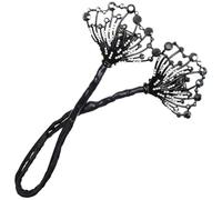 FELTECHELECTR Bun Hair Styling Tool Fabric Black for Daily Dressing up Hair Bun Former with Tight Hold
