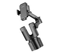 FELTECHELECTR Car Phone Cup Holder Expander Cup Holder Adapter for Bottles Quick Installation No Tools Required Compatible with All Vehicle Models Sleek Design
