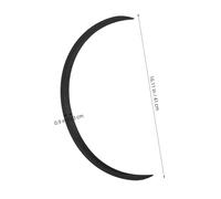 FELTECHELECTR Car Wheel Protector Arch Strips Plastic Black Wheel Arch Mudguard Stickers Scratch Protection Weather Resistant Anti-collision Easy Installation