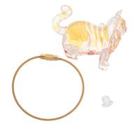 FELTECHELECTR Cat Hair Storage Box Keychain Capsule for Cats Pet Hair Keepsake Container Memorial Bottle Pet Ashes Keepsake