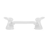 FELTECHELECTR Ceramic Bunny Tray Small White Rabbit Snack Plate High Footed Serving Dish for Candy Fruit Jewelry Organizer Decorative Easter Tableware