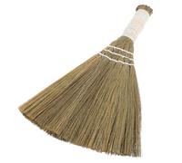 FELTECHELECTR Cinnamon Broom Handheld Straw Broom for Household Use with Natural Grass Material, Comfortable Grip and Efficient Cleaning for Indoor Sweeping and Home Dust Removal