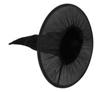 FELTECHELECTR Classic Comfortable Fit Halloween Wizard Velvet Hat with Wide Brim and Pointed Top and Universal Sizing for Adults for Household Decorative Arrangement or Outdoor Porch