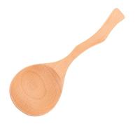 FELTECHELECTR Cooking Spoon Rice Wooden Large Capacity with Standable and Versatile Design, Minimalist Stylish and Kitchen Utensil for Cooking and Serving