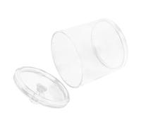 FELTECHELECTR Cotton Holder Organizer with Lid Acrylic for Swab Bathroom