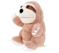 FELTECHELECTR Creative Plush Sloth Hand Puppet for Interactive Storytelling Animal Puppet Soft Hand for Motor Skills Communication and Imaginative Play Safe Material