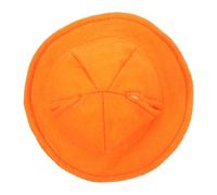 FELTECHELECTR Cute Orange Felt Mini Pet Hat for Small Animals, Lightweight and Comfortable Bunny Head Cover, Party Accessory and Photo Prop for Pets