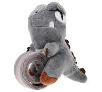 FELTECHELECTR Cute Tyrannosaurus Dinosaur Slap Bracelet Plush Wristband for Adults Party Favor Snap Wristband Soft Stuffed Animal Accessory for Birthday and Holiday Fun