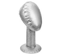 FELTECHELECTR Display Holder Design for Temporary Museum Displays for Contemporary Silver Inflatable Pvc Wig Stand Styling Drying , Reusable Mannequin Head with Clean Trade Shows