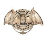 FELTECHELECTR Door Knocker Bat Shape Resin Antique Front Door Knocker Property Aesthetic Enhancement