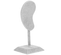 FELTECHELECTR Earring Display Stand Chic and Simple Style Made of Soft Flannelette with Ear Shape Design for Sorting and Storing Earrings, for Trade Fairs and Retail Shops
