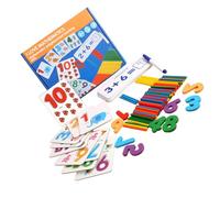 FELTECHELECTR Educational Number Matching for Math Teaching Aids Building Blocks Smooth Surface Early Learning Playthings for Cognitive Development and Intelligence Expansion