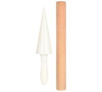 FELTECHELECTR Egg Roll Mold Cone Shape Wood ABS Material Ergonomic Handle Comfortable Grip Baking Accessory for Kitchen Use