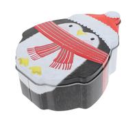FELTECHELECTR Elegant Christmas Candy Treat Box Penguin Style Christmas Candy Packaging Box Storage Boxes