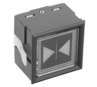 FELTECHELECTR Elevator Button Replacement Part Dc 23v with Green Light, Square Metal Pushbutton Switch for Commercial and Home Elevator Controls, Closed Door Operator Accessory