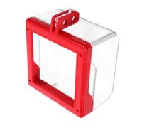 FELTECHELECTR Emergency Stop Switch Cover Protector Push Button Safety Cover for Electrical Devices Multi-functional Switch Protection Box Adhesive
