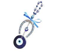 FELTECHELECTR Evil Eye Pendant Or An for over Displayed Adding Entryway Turkish Hanging Decoration in Alloy Material Muslim Style Design, Protecting Owner from Bad, for Displayed over An