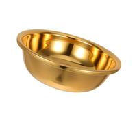 FELTECHELECTR Extra Thick Large Stainless Steel Basin Kitchen Mixing Bowl for Vegetables Dough Food Preparation Stable Anti-Slip Flat Bottom Multipurpose Household Use