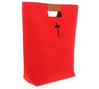 FELTECHELECTR Felt Bible Carrying Pouch Lightweight and Reusable Tote Bag for Bible Study Stylish Handbag for Everyday Use for Organizing Essentials