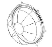 FELTECHELECTR Fire Sprinkler Protective Cover for Fire Sensors and Detectors, Silver Iron Material with 6.3" Hole Diameter and Easy Installation, Universal Fit for Residential Buildings and Home