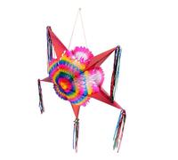 FELTECHELECTR Foldable Paper Star Pinata Party Decoration for Birthday Party Props and Outdoor Festival Celebrations, Unique Colourful Piñata Game Accessory
