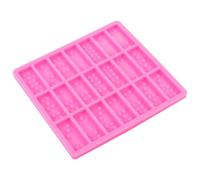 FELTECHELECTR Food Grade Silicone Domino Mold for Cake and Candy Decoration Flexible Washable Fondant Mould with Tile Cavities Easy Demould Baking Tool for Home and Professional Use