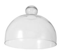 FELTECHELECTR Glass Cake Dome Cover for Home and Hotel Use, Stylish and Simple Design Food Protective Display Dome to Keep Cakes Fresh and Beautifully Presented