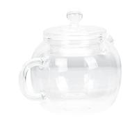 FELTECHELECTR Glass Teapot Mini Japanese Tea Pot 120ml High Borosilicate Glass with Handle and Infuser Strainer for Loose Leaf Tea Home Brewing