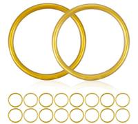 FELTECHELECTR Glitter Silicone Bangles Set 18 Pcs for Women Girls
