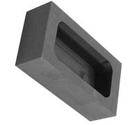 FELTECHELECTR Graphite Ingot Mold Smelting Non-Ferrous Metal Mold Black Premium Graphite Impact Resistant Clean Design 85x45x30mm Suitable for Emergency Heat Or Cold Usage and Test Analysis