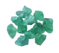 FELTECHELECTR Green Fluorite Rough Stones Natural Unique Shapes 500g Bag Decorative Aquarium Stones for Projects and Fish Bowl Crafts
