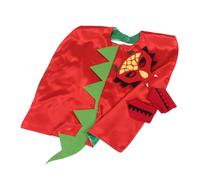 FELTECHELECTR Halloween Dinosaur Cape for Soft Breathable Fabric Cartoon Dino Costume for Boys and Role Play Birthday Party Dress Up Accessory