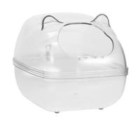 FELTECHELECTR Hamster Bathtub Material Shape with in Basin Bath Easy to Clean and Not Easy to Damage, Little Bathing Pet for Home Use Small Pets