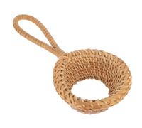 FELTECHELECTR Hand-Woven Rattan Tea Strainer Natural Eco-Friendly Filter for Loose Tea and Spices Home Ceremony Accessory Easy to Use and Store Low Carbon Environmental Protection