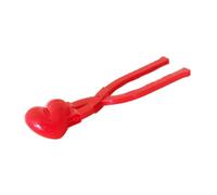 FELTECHELECTR Heart-shaped Maker Clip Large Winter Outdoor Game Tool for Snow Sand and Mud Play with Easy-grip Handle Frostbite Protection for Boys
