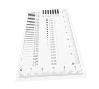 FELTECHELECTR High-precision Crack Width Gauge Transparent Measurement Film Scratch Inspection Tool for Flaw Detection Line Width Estimation