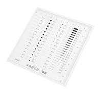 FELTECHELECTR High-precision Transparent Plastic Ruler for Defect Detection Line Measurement Chart Multi-industry Crack Gauge Tool for Accurate Spot and Flaw Inspection