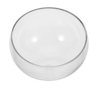 FELTECHELECTR Hydroponic Flower Box Glass Vase Half round Semicircular Planter Space-saving Soil-free Modern Artistic Terrarium for Home Desk Decoration