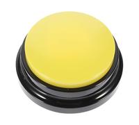 FELTECHELECTR Interactive Pet Talking Button for Dogs Yellow Recording Dog Buzzer Household Voice Recorder Training Aid and Behavior
