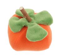 FELTECHELECTR Interactive Plush Fruit Shaped Cat Chew Stick with Silvervine for Stress Relief and Teething, Soft Sturdy Material for Indoor Cat Play and Dental Care