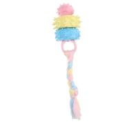 FELTECHELECTR Interactive Puppy Chew Toy Braid-shaped Dog Chew Toy Made of Sturdy Polyester for Playing Alone or Pet Play, Designed to Clean Teeth and Divert Attention from Biting Furniture
