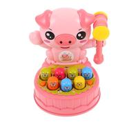 FELTECHELECTR Interactive Whack A Pig for Age Colorful Early Learning Educational Pounding Game for Boys and Cognitive Development Sensory Activity Birthday Present