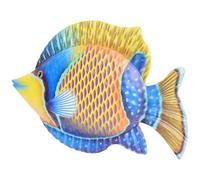 FELTECHELECTR Iron Fish Sculpture Wall Art Made of Sturdy Iron Hanging Decor with Removable Structure, Delicate and Realistic Fish Shape for Indoor and Outdoor Wall Decoration